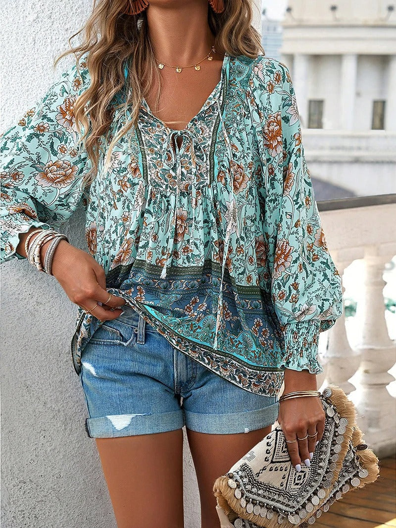 Jacey™ | Floral Printed Summer Top