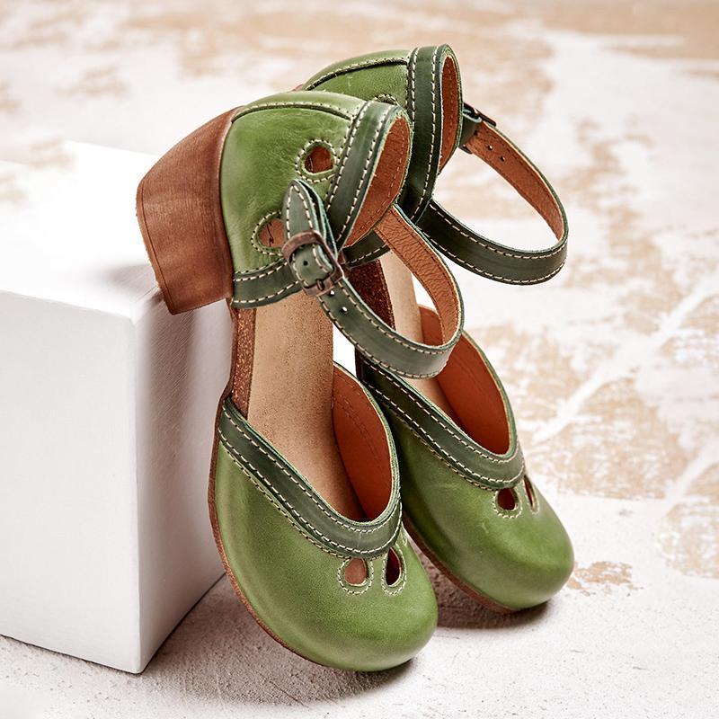 Amanda™ - Comfortable Low-Heel Sandals