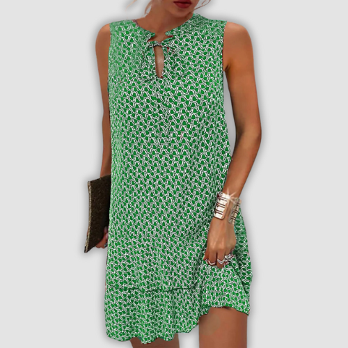 Flair™ | Sleeveless Printed Dress