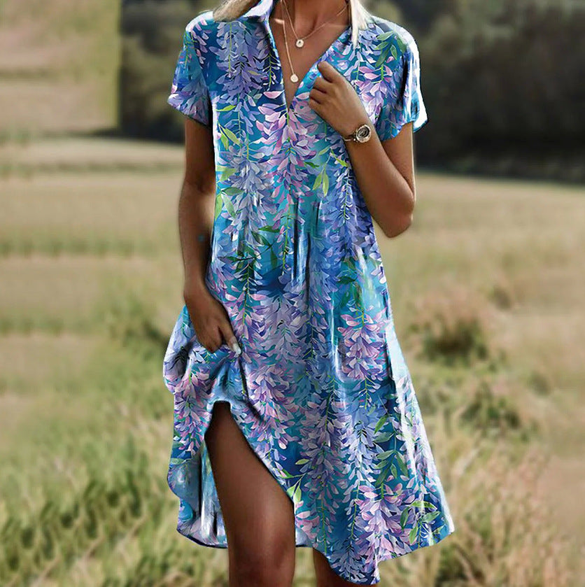 Edith™ | Playful Multi-Color Floral Dress