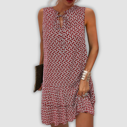 Flair™ | Sleeveless Printed Dress