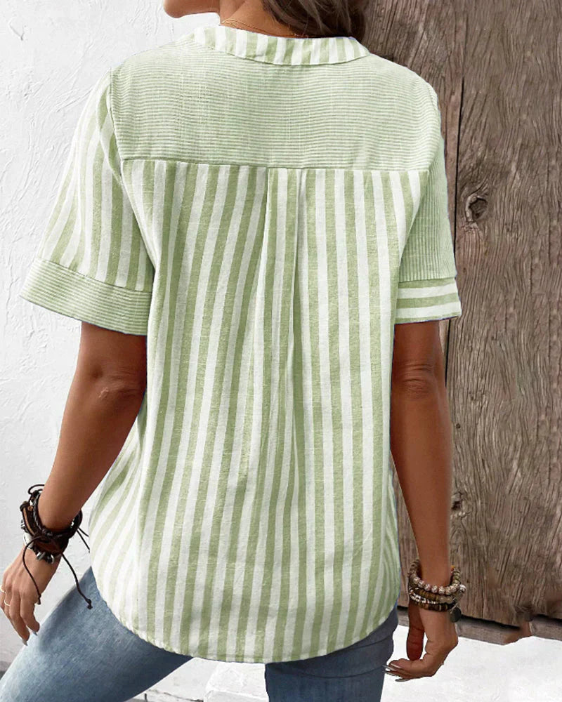 Dory™ | Elegant Striped Blouse