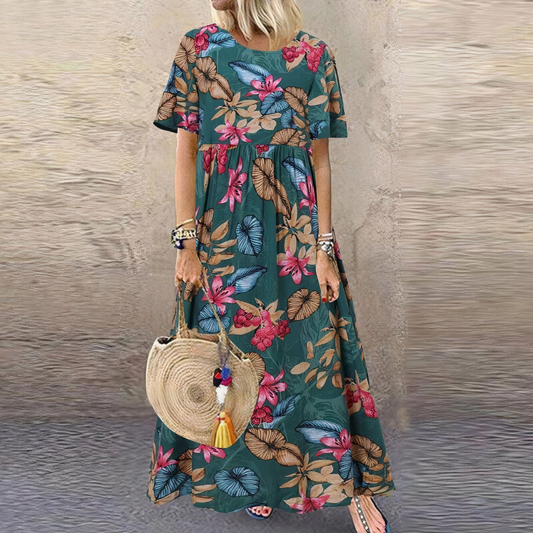 Summer™ | Coastal Floral Maxi Dress