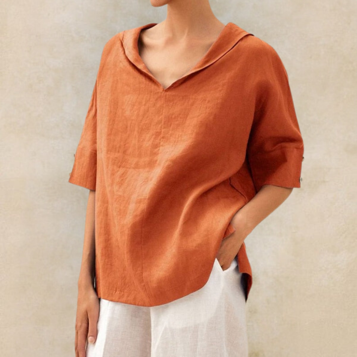 Nance™ | Women's V-Neck Casual Shirt