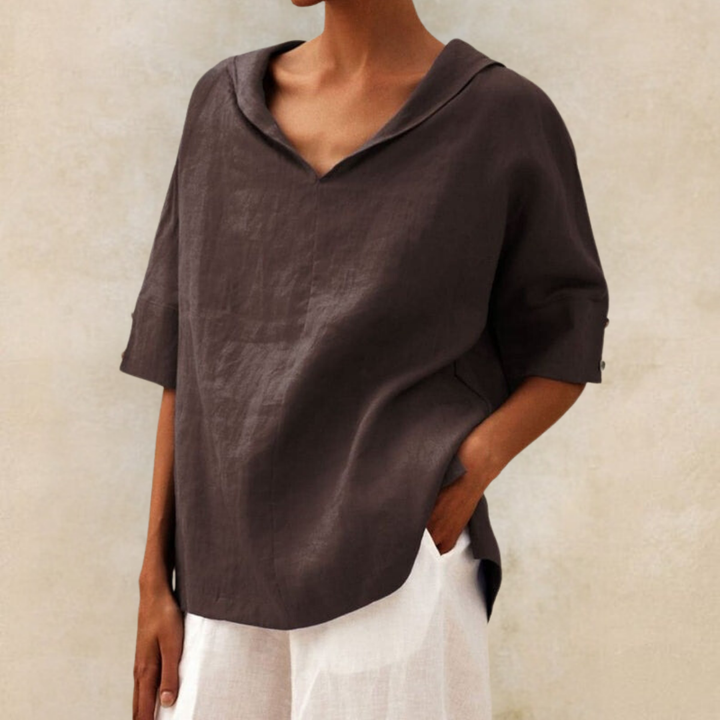 Nance™ | Women's V-Neck Casual Shirt