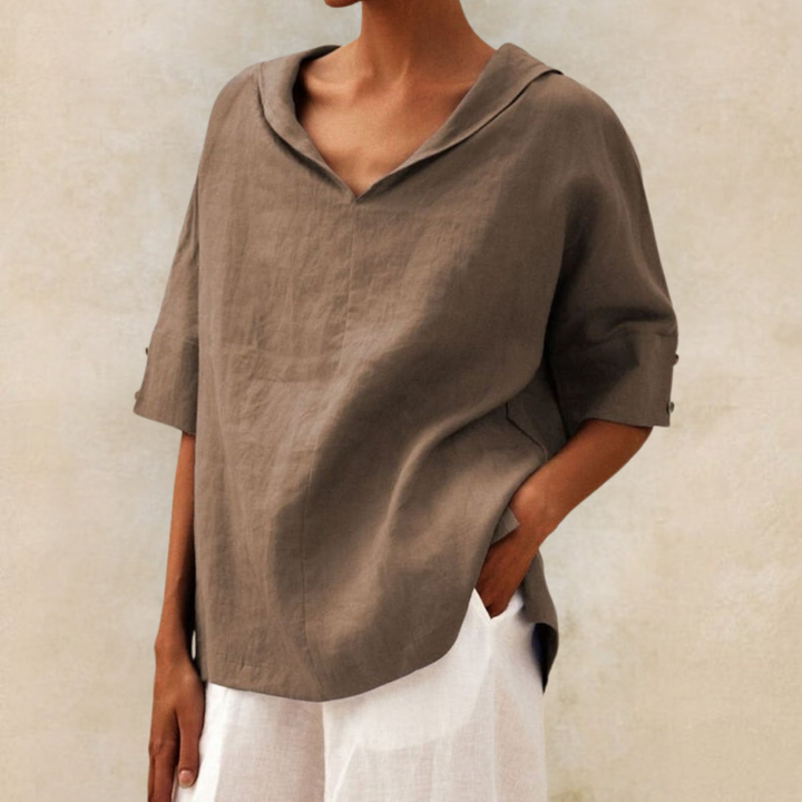 Nance™ | Women's V-Neck Casual Shirt