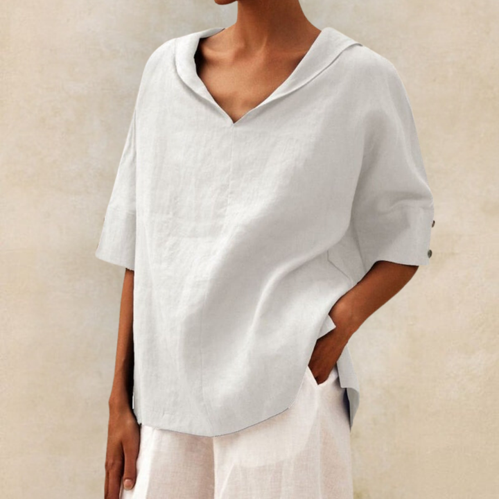 Nance™ | Women's V-Neck Casual Shirt