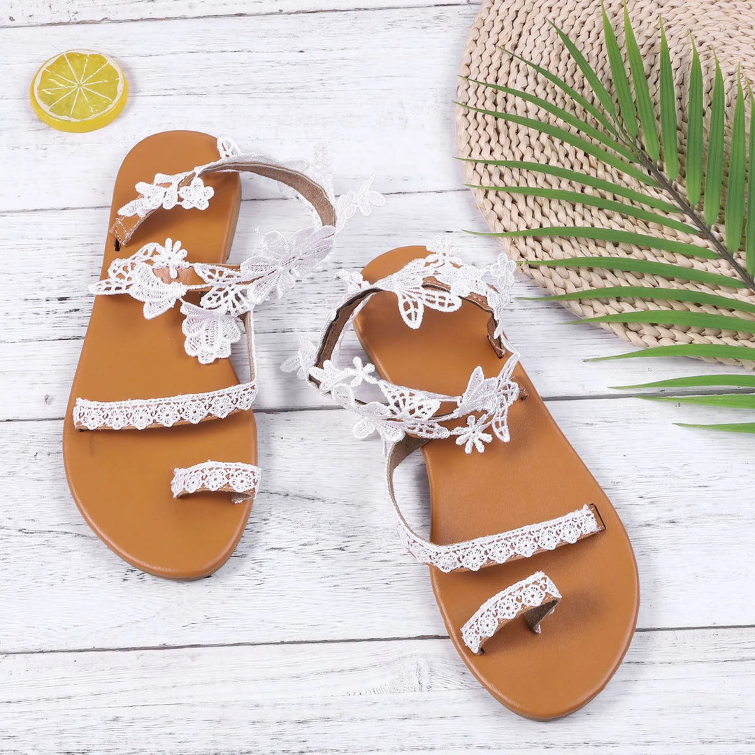 Tulip™ | Floral Beach Sandals