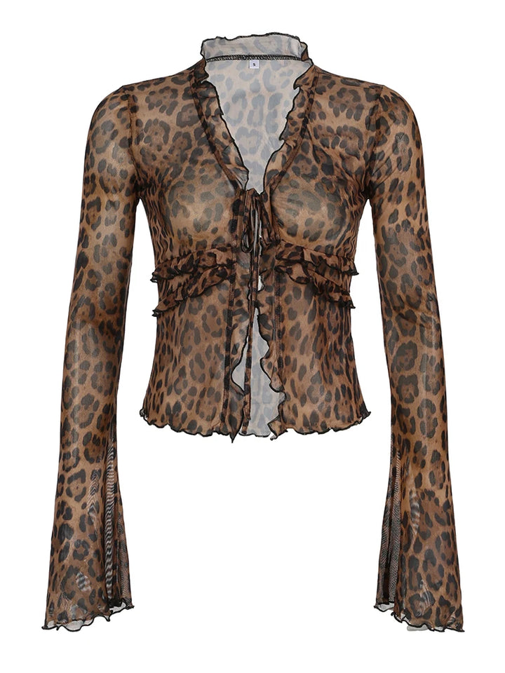 Bliss™ | Elegant Leopard Print Top