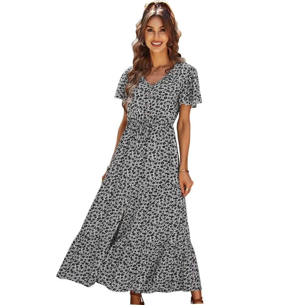 Ada™ | Chic Tummy Covering Maxi Dress