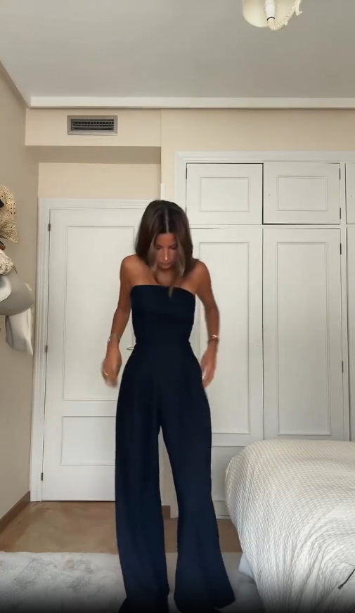 Lea™ | Strapless Luxe Wide-Leg Jumpsuit