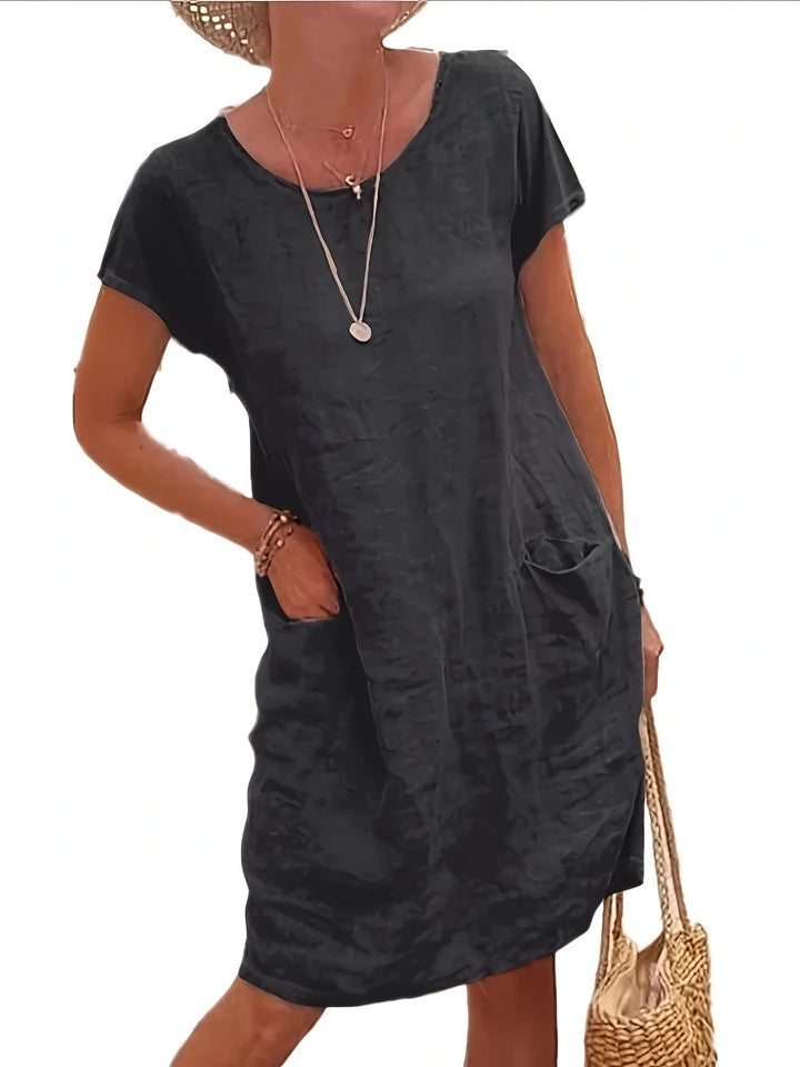 Emily™ | Casual Shift Dress with Pockets