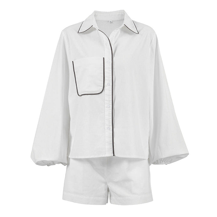 Marian™ | Belted Button-Up Set