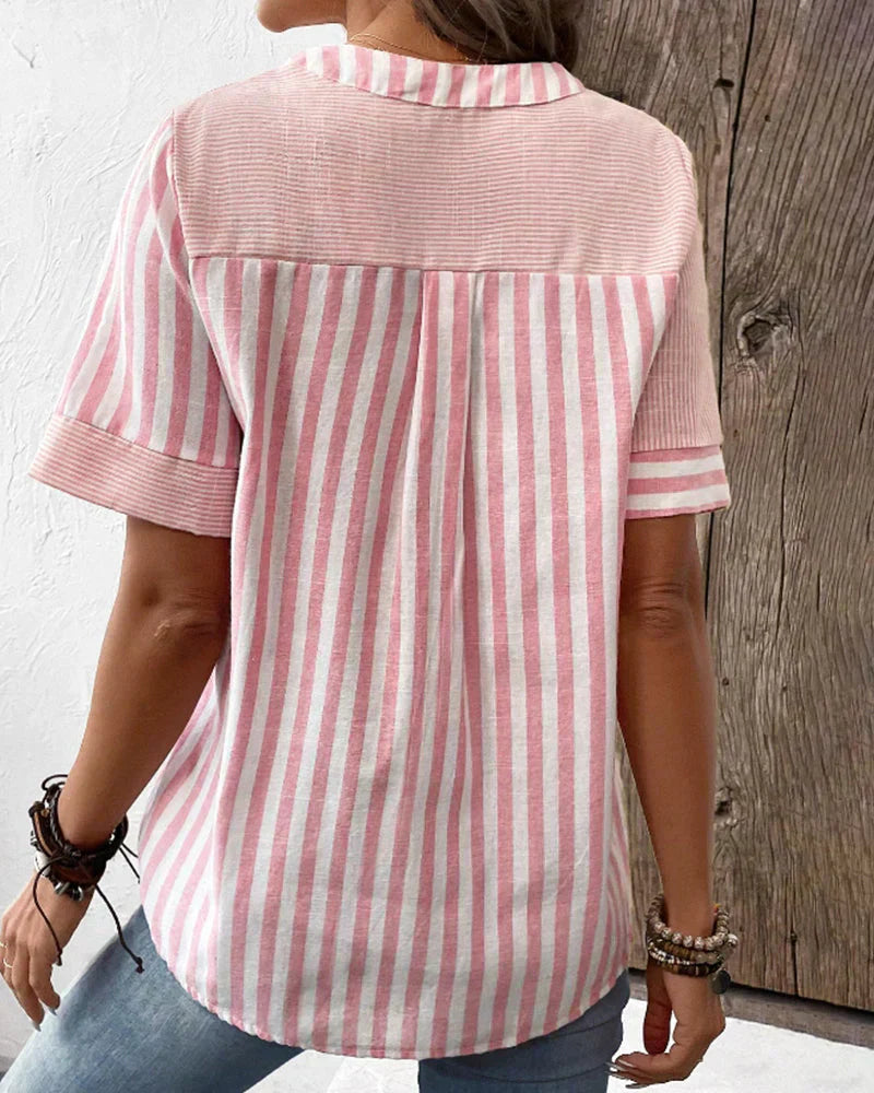 Dory™ | Elegant Striped Blouse