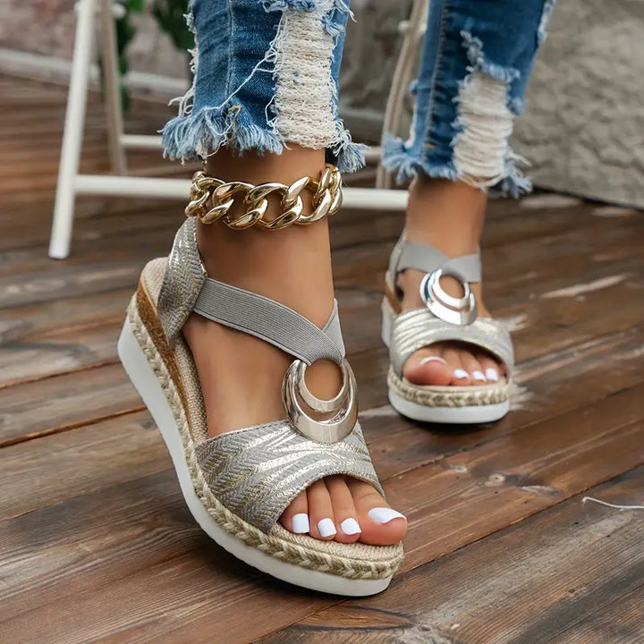 Como™ | ComfortWear orthopedic platform sandals