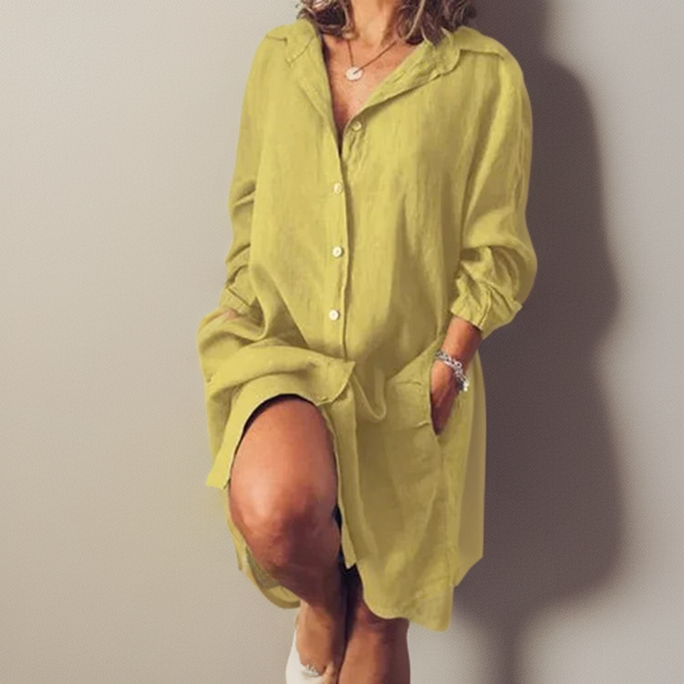 Phoebe™ | Effortless Shirt Dress