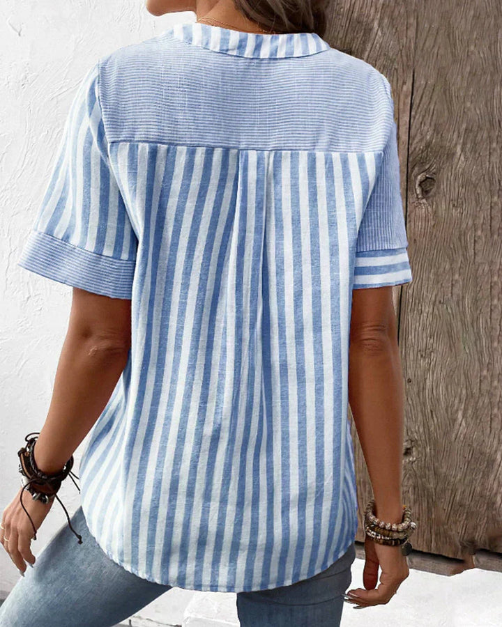 Dory™ | Elegant Striped Blouse