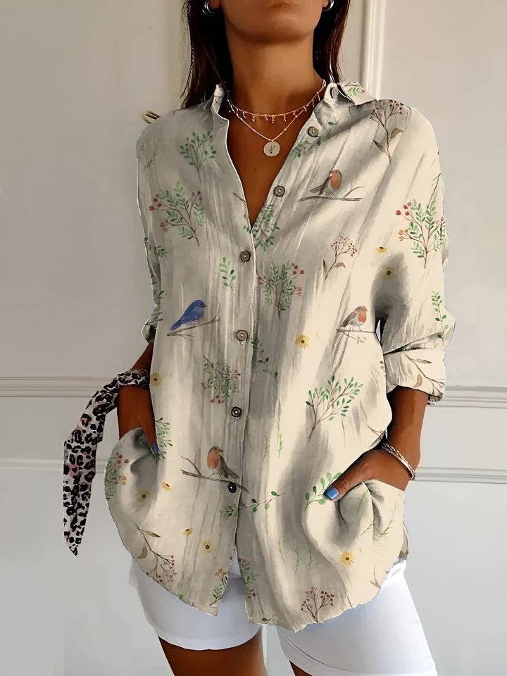 Casey™ | Printed Blouse Shirt