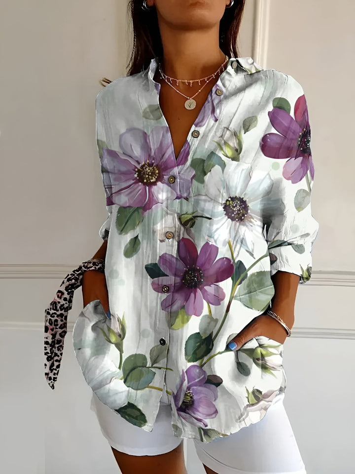 Casey™ | Printed Blouse Shirt